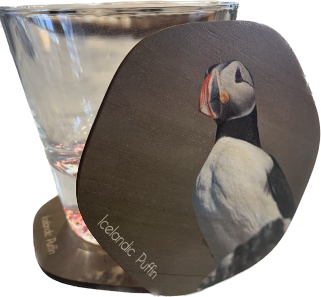 Wooden Coasters with Highlights of Iceland Wooden Coasters with Highlights of Iceland